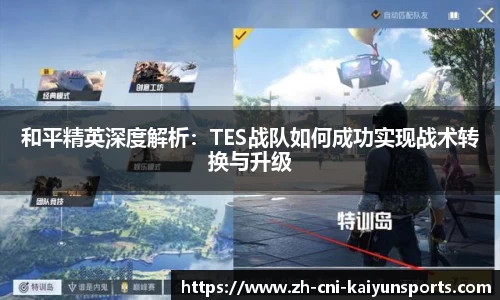 和平精英深度解析：TES战队如何成功实现战术转换与升级
